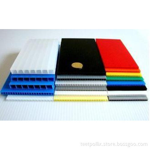 UV Resistant Flame Retardant Polypropylene Coroplast Sheets